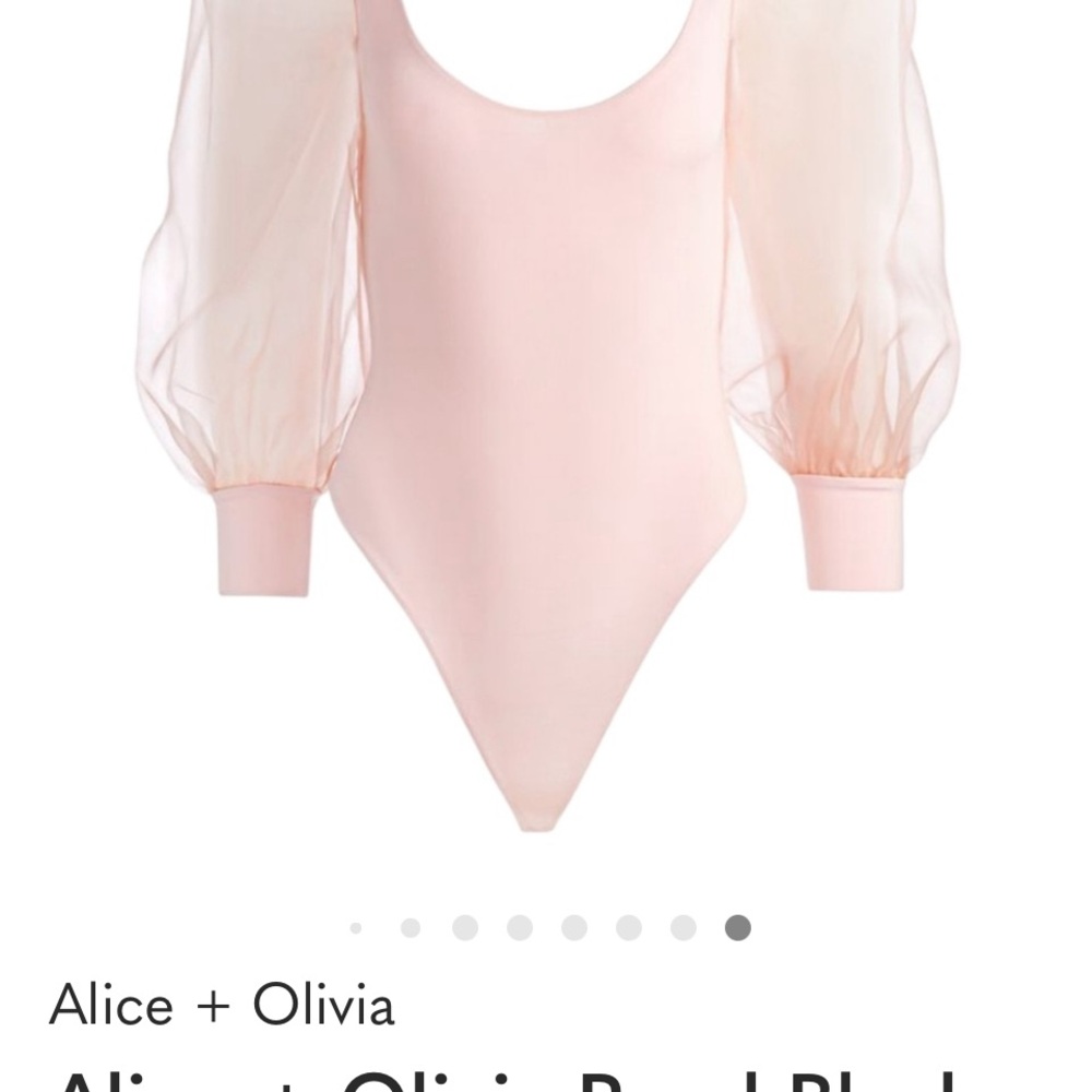 Alice + Olivia Soft Pink Kids Bodysuit
